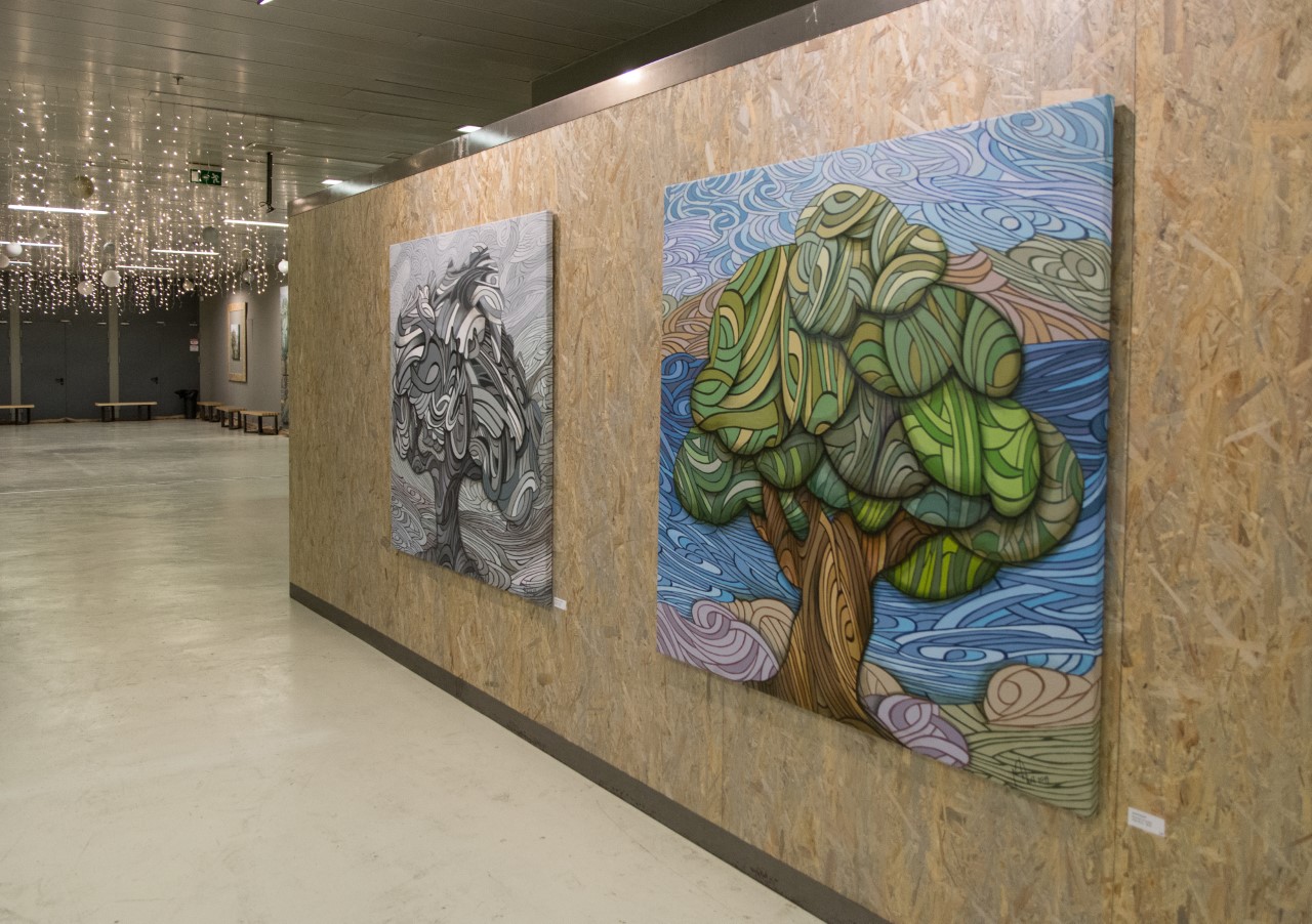 Εσωτερική άποψη της έκθεσης CT of Arts το 2019