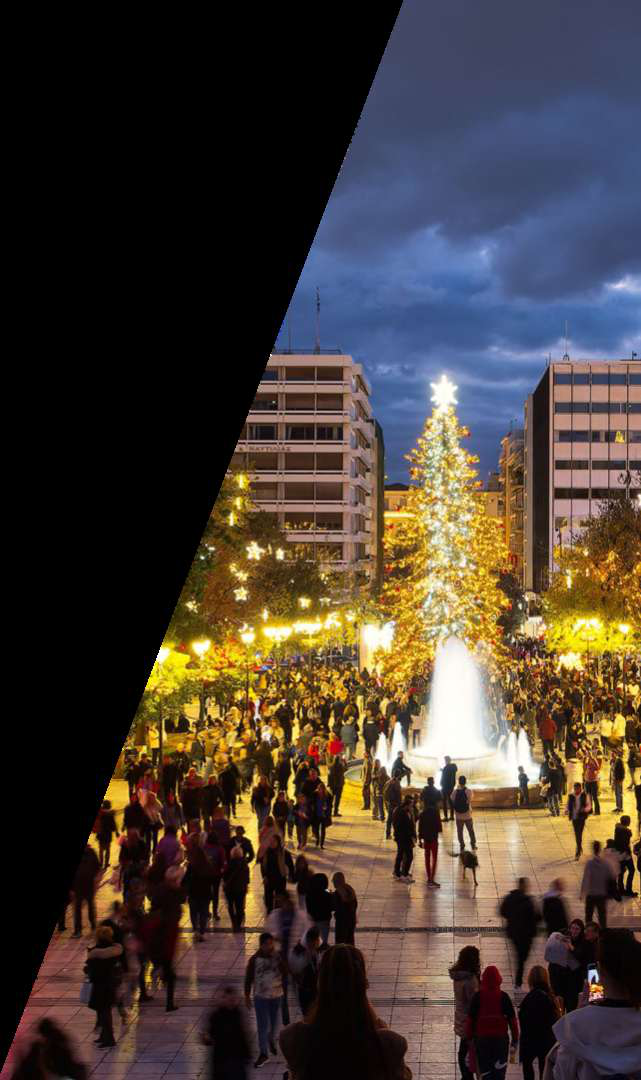 Σύγχρονη πόλη τη νύχτα